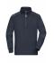 Unisex Workwear Half-Zip Sweat - SOLID - Navy 8733