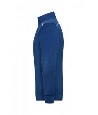 Unisex Workwear Half-Zip Sweat - SOLID - Dark-royal 8733