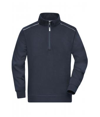 Unisex Workwear Half-Zip Sweat - SOLID - Navy 8733