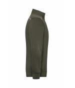 Unisex Workwear Half-Zip Sweat - SOLID - Olive 8733