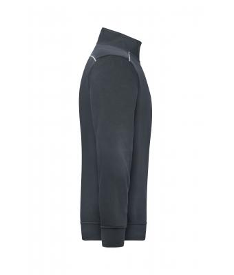 Unisex Workwear Half-Zip Sweat - SOLID - Carbon 8733