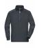 Unisex Workwear Half-Zip Sweat - SOLID - Carbon 8733