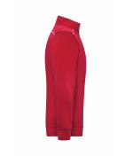 Unisex Workwear Half-Zip Sweat - SOLID - Red 8733