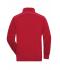 Unisex Workwear Half-Zip Sweat - SOLID - Red 8733