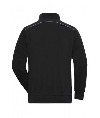 Unisex Workwear Half-Zip Sweat - SOLID - Black 8733