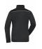 Ladies Ladies' Knitted Workwear Fleece Jacket - SOLID - Black/black 10221