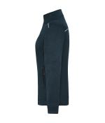 Damen Ladies' Knitted Workwear Fleece Jacket - SOLID - Navy/navy 10221