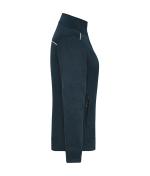 Damen Ladies' Knitted Workwear Fleece Jacket - SOLID - Navy/navy 10221