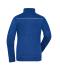 Ladies Ladies' Knitted Workwear Fleece Jacket - SOLID - Dark-royal-melange/navy 10221