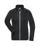 Damen Ladies' Knitted Workwear Fleece Jacket - SOLID - Black/black 10221