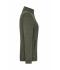 Damen Ladies' Knitted Workwear Fleece Jacket - SOLID - Olive-melange/black 10221