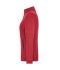 Ladies Ladies' Knitted Workwear Fleece Jacket - SOLID - Red-melange/black 10221
