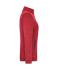 Ladies Ladies' Knitted Workwear Fleece Jacket - SOLID - Red-melange/black 10221