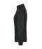 Damen Ladies' Knitted Workwear Fleece Jacket - SOLID - Black/black 10221
