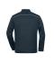 Herren Men's Knitted Workwear Fleece Jacket - SOLID - Navy/navy 10222