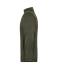 Men Men's Knitted Workwear Fleece Jacket - SOLID - Olive-melange/black 10222