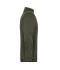 Herren Men's Knitted Workwear Fleece Jacket - SOLID - Olive-melange/black 10222