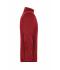 Men Men's Knitted Workwear Fleece Jacket - SOLID - Red-melange/black 10222