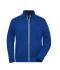 Herren Men's Knitted Workwear Fleece Jacket - SOLID - Dark-royal-melange/navy 10222