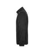 Herren Men's Knitted Workwear Fleece Jacket - SOLID - Black/black 10222
