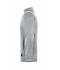 Herren Men's Knitted Workwear Fleece Jacket - SOLID - White-melange/carbon 10222