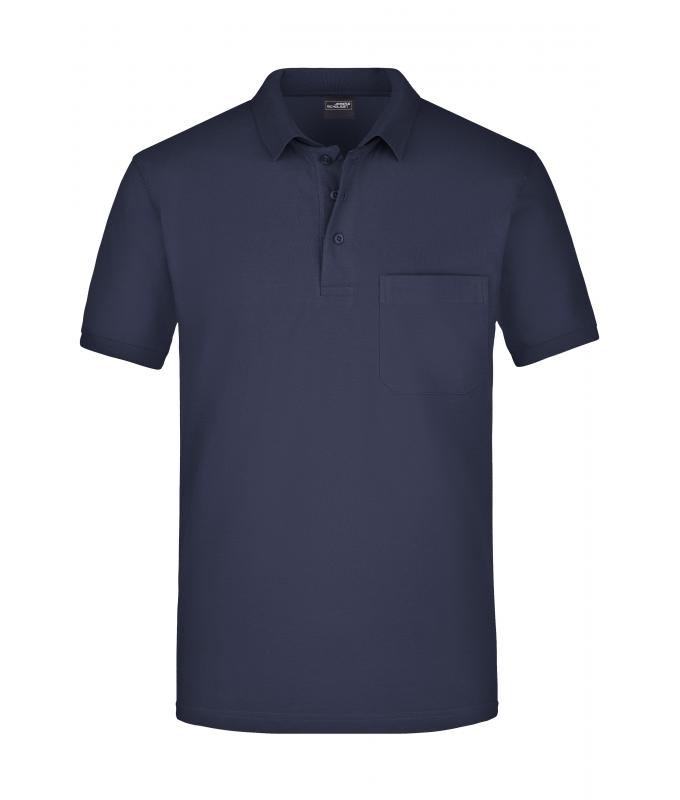 Herren Men's Polo Pocket Navy 7562