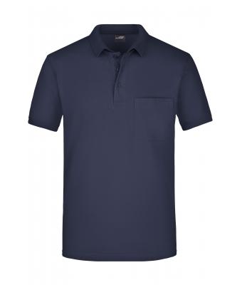 Men Men's Polo Pocket Navy 7562