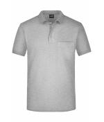 Herren Men's Polo Pocket Ash 7562