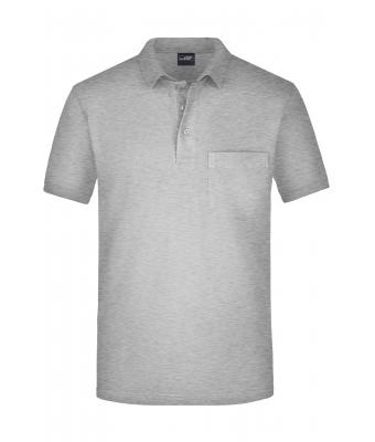 Herren Men's Polo Pocket Ash 7562