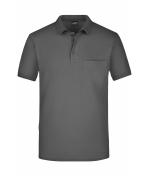 Herren Men's Polo Pocket Graphite 7562