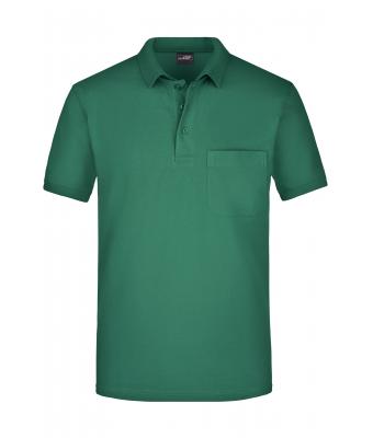 Men Men's Polo Pocket Dark-green 7562