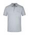 Men Men's Polo Pocket Grey-heather 7562