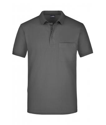 Men Men's Polo Pocket Graphite 7562