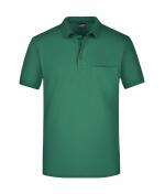 Herren Men's Polo Pocket Dark-green 7562