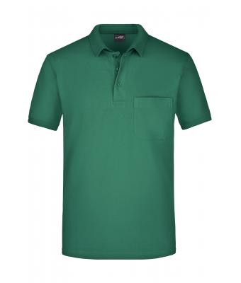 Herren Men's Polo Pocket Dark-green 7562