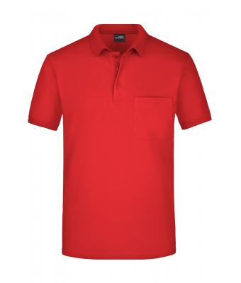 Men Men's Polo Pocket Red 7562