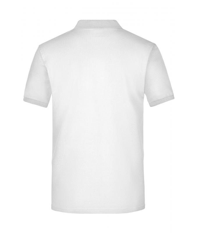 Herren Men's Polo Pocket White 7562