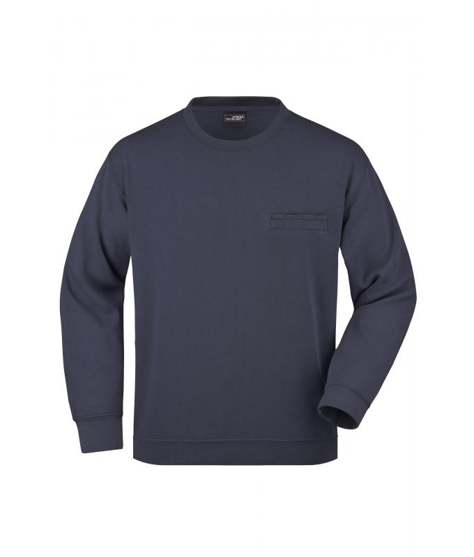 Herren Men's Round Sweat Pocket Navy 7563
