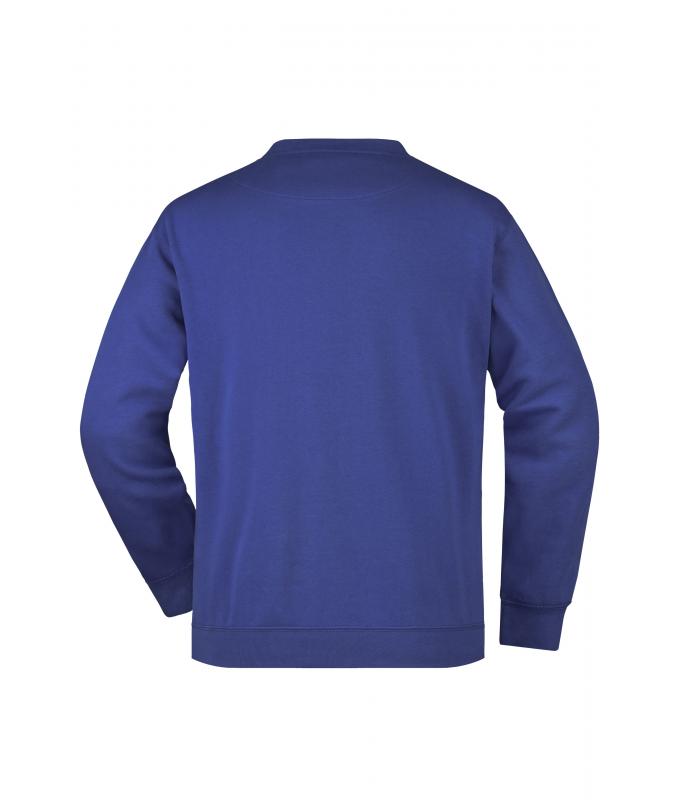 Men Men's Round Sweat Pocket Royal 7563