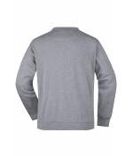 Herren Men's Round Sweat Pocket Grey-heather 7563