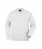 Men Men's Round Sweat Pocket White 7563