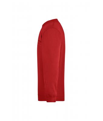 Herren Men's Round Sweat Pocket Red 7563