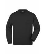 Herren Men's Round Sweat Pocket Black 7563