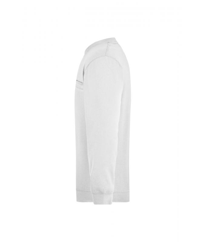 Herren Men's Round Sweat Pocket White 7563
