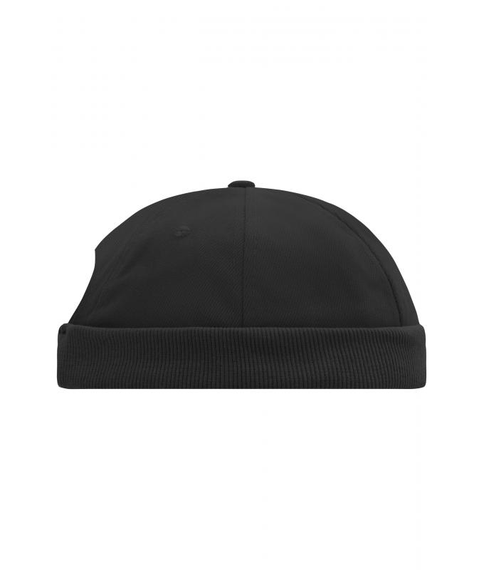 Unisex 6 Panel Chef Cap Black 7588