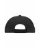 Unisex 6 Panel Chef Cap Black 7588