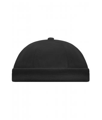 Unisex 6 Panel Chef Cap Black 7588