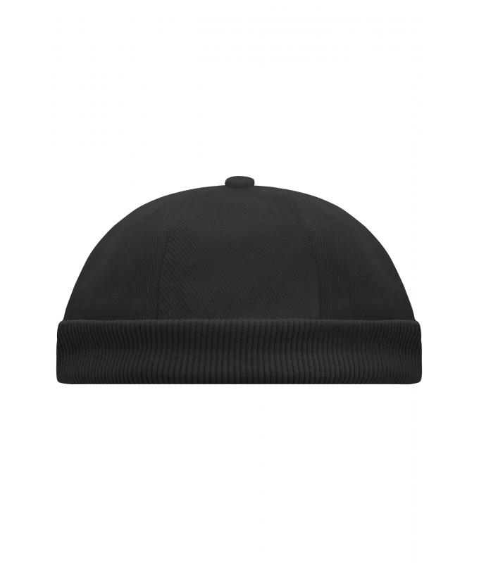 Unisex 6 Panel Chef Cap Black 7588