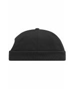 Unisex 6 Panel Chef Cap Black 7588