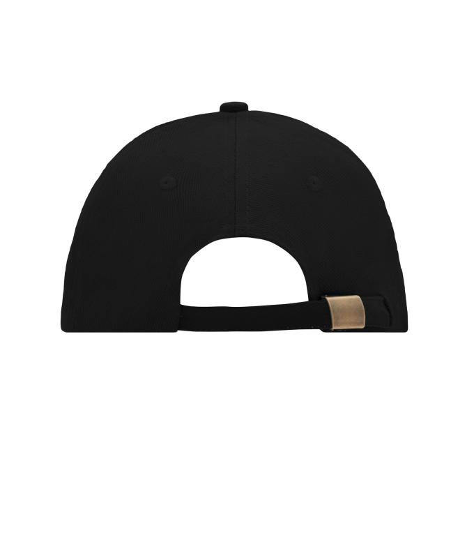 Unisex 6 Panel Sandwich Cap Black/light-grey 7590